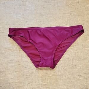 Burgundy Wine Cheeky Bikini Swimsuit Bottom XL